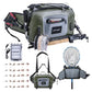 Waterproof Fishing Waist Pack & 30pcs Flies
