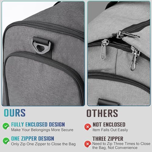 2 in 1 Garment Duffle Bags for Travel Mens Carry