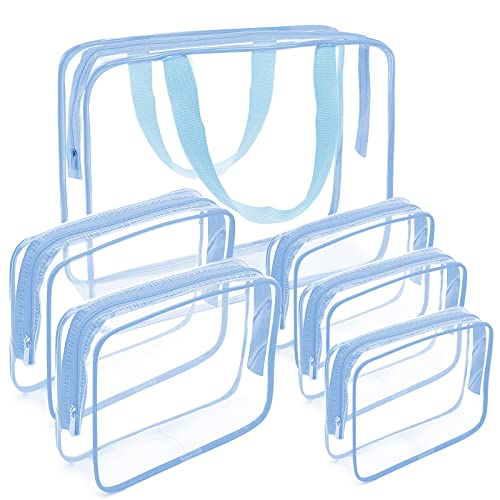 Clear Makeup Bags (6 Count)