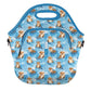 LunchTote Zippered Bag Insulated Neoprene Caddy (Otterly Adorable / X-Large 6.5 Quart Lunch Tote)