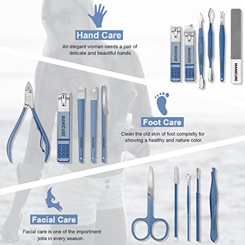 Manicure Set Professional Nail Clippers Pedicure Kit