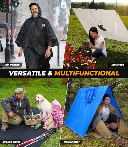 Rain Poncho for Adults