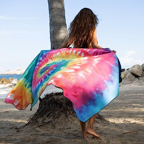 Microfiber Beach Towel Waffle for Adults with Bag