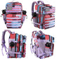 Military Tactical Backpack for Men and Women 45L Army 3 Days Assault Pack Bag Large Rucksack with Molle System Nebula Camo