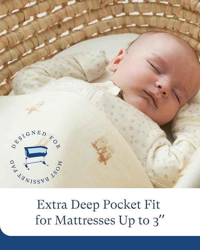 Supersoft Fitted Bassinet Sheets (2 Count)