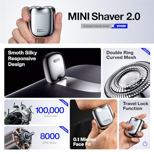 Mini Shaver Portable Electric Razor for Men