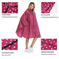Rain Poncho Jacket Coat Hooded Zipper Style for Women