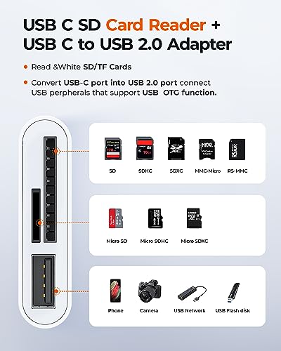 USB C SD Card Reader