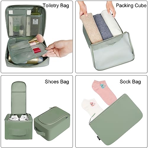 8 Set Packing Cubes Luggage Packing Organizers for Travel Accessories