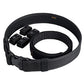 Duty Belt w Hook Lining 4 Keepers Police Law Enforcement Correctional Officer Security Black Nylon Outer Inner Belt L