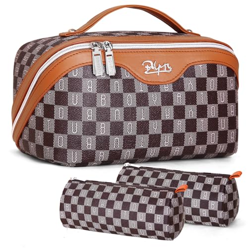 Travel Makeup Bag Organizer Cosmetic Bag (3 Count)