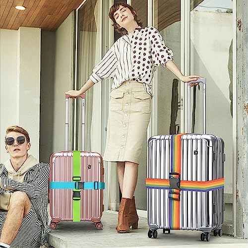 Luggage Straps for Suitcases (8 Count)
