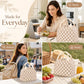 Lunch Bag for Women Men Cute Corduroy Lunch Tote Bags Reusable Insulated Lunch Box Large Capacity Reusable Insulated Cooler for Work Picnic or Travel