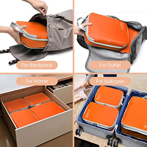 Compression Packing Cubes for Travel (4 Count)