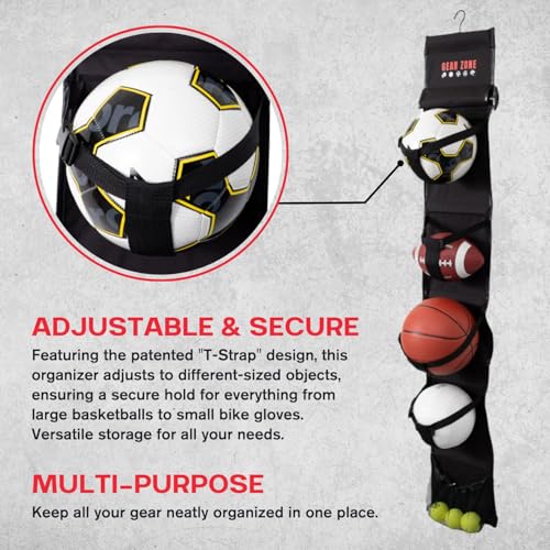 Hanging Sports Equipment Organizer