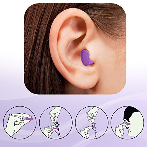MOLDEX Soft Foam Earplugs Softies® Ear Plugs for Sleeping (20 Count)
