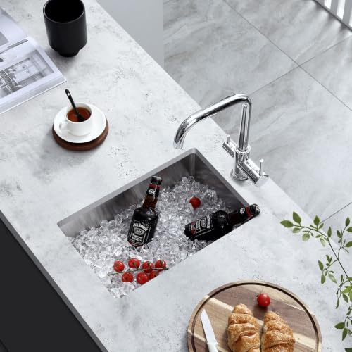12 Inch Undermount Bar Sink 18 Gauge 304 Stainless Steel Brushed