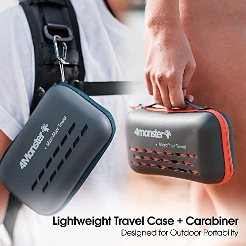 Quick Dry Travel Towel with Case & Carabiner