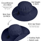 UPF 50+ Wide Brim Sun Hat with Neck Flap