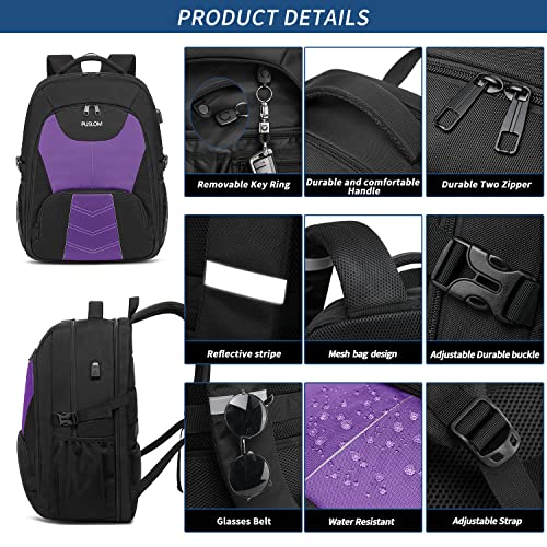Extra Large Travel Laptop Backpack for Men 55L