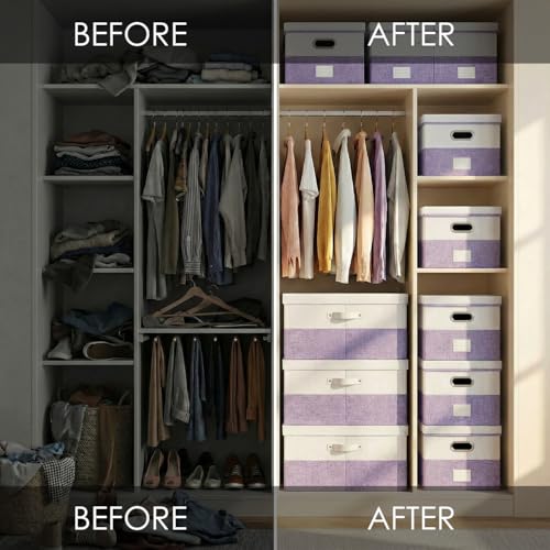 Storage Bins with Lids [3 (3 Count)