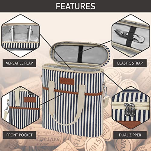 3 Bottle Wine Carrier Tote
