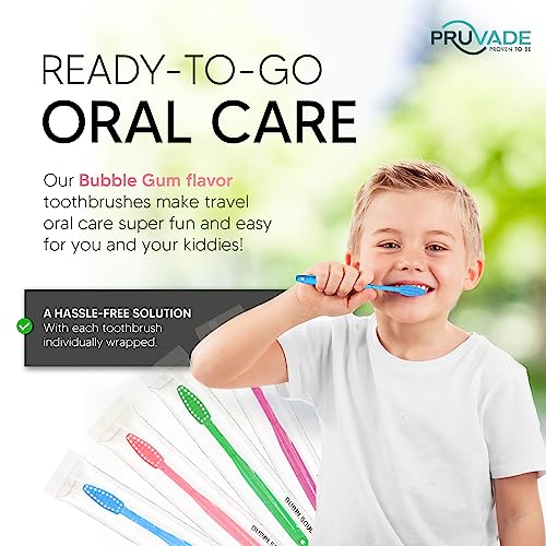 144 Pack Disposable Toothbrushes with Toothpaste (144 Count)