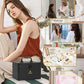 Travel Small Makeup Bag With LED Mirror in 3