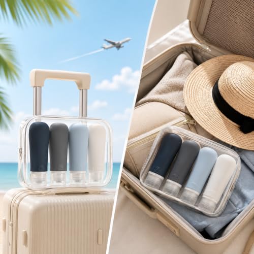 Travel Bottles for Toiletries (4 Count)