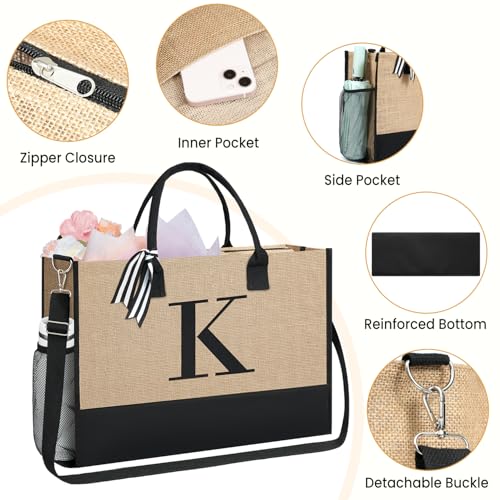 Personalized Initial Tote Bag