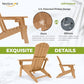 Folding Adirondack Chair