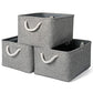 Storage Bins 3PCS Fabric Storage Baskets for Organizing Shelves (3 Count)