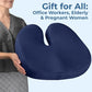 Seat Cushion Memory Foam Chair Cushion for Tailbone Pain Relief