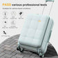 26 Inch Large Expandable Checked Luggage Hard Shell Suitcase Aquamarine