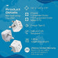 2 in 1 UK Adapters for Travel (3 Count)
