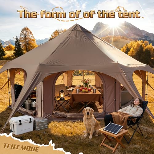 16.5 Ft Canvas Bell Tent