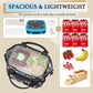 Hibiscus Small Lunch Bag Lightweight Insulated Lunch Box for Women Work Portable Soft Cooler for Picnic Travel Road Trips