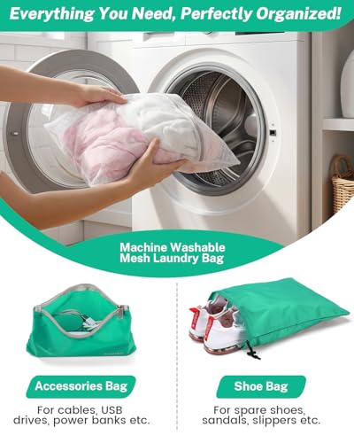 Compression Packing Cubes for Travel (10 Count)
