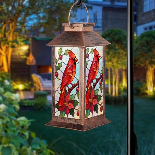 Solar Lanterns Outdoor Waterproof Garden Decor Birthday Gifts for Women Mom Grandma Sister