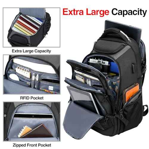 Laptop Backpack 18.4 Inch XXXL Computer Backpack for Men