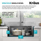 Bellucci 25 inch Granite Workstation Drop In Top Mount Single Bowl Kitchen Sink in White with Accessories