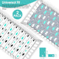 Baby Fitted Crib Sheets (2 Count)