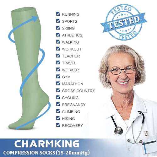 Compression Socks for Women & Men Circulation (3 Count)