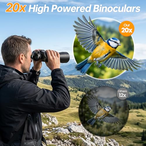 20x70 Binoculars for Adults with 70mm Large Objective Lens