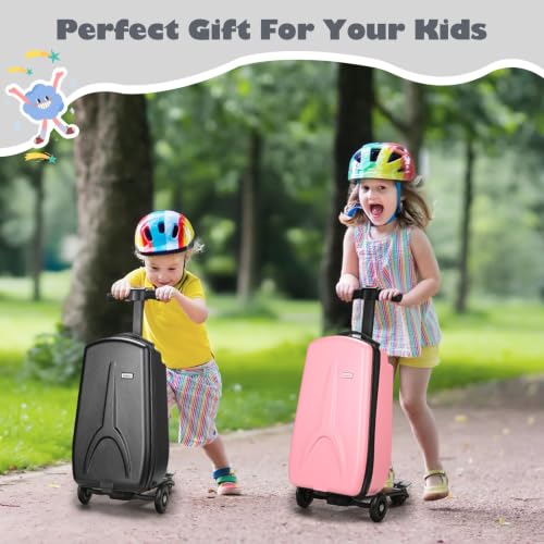 Scooter Suitcase for Kids Detachable & Foldable Carry On Suitcase