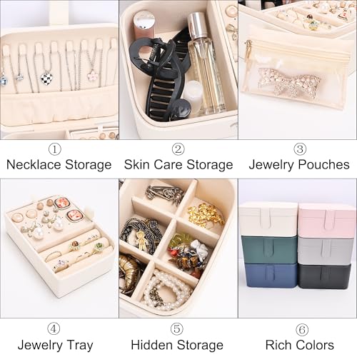 2 Layer Portable Jewelry Box
