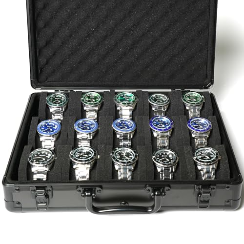 15 slots Watch organizer Case
