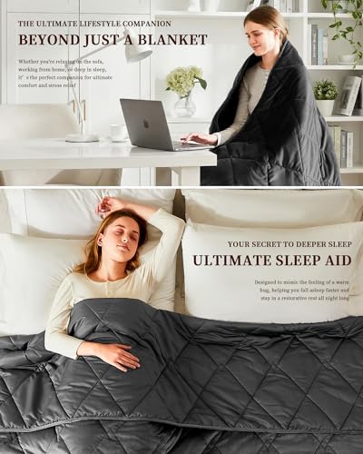 Queen Size Weighted Blanket for Adults 20lbs