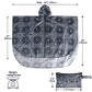 Waterproof Rain Poncho for Women Packable Hooded Raincoat with Pocket
