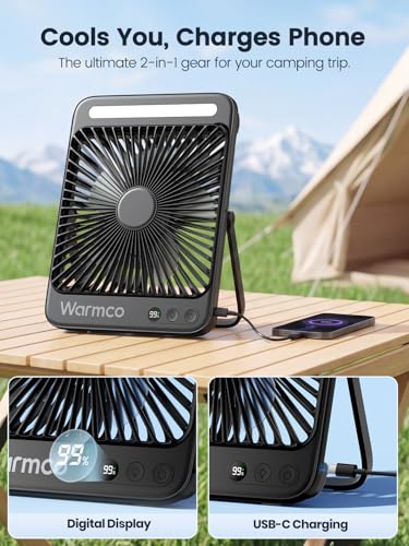 D4 Battery Powered Camping Fan 20000mAh